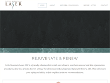 Tablet Screenshot of littlemountainlaser.com